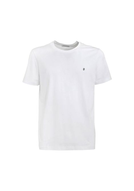 T-shirt Dondup uomo US198 JF0271U ZL4  bianca girocollo regular jersey DONDUP | T-shirt | US198JF0271 ZL4000